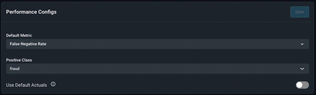 Performance Configs