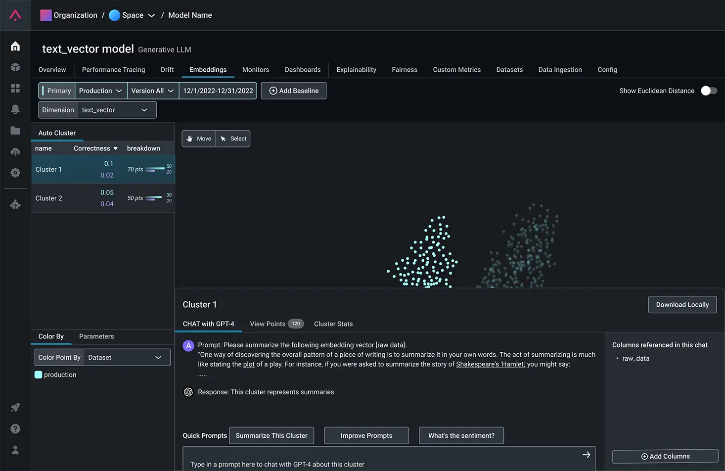 Analyze Clusters Using LLM Evaluation Metrics & GPT-4