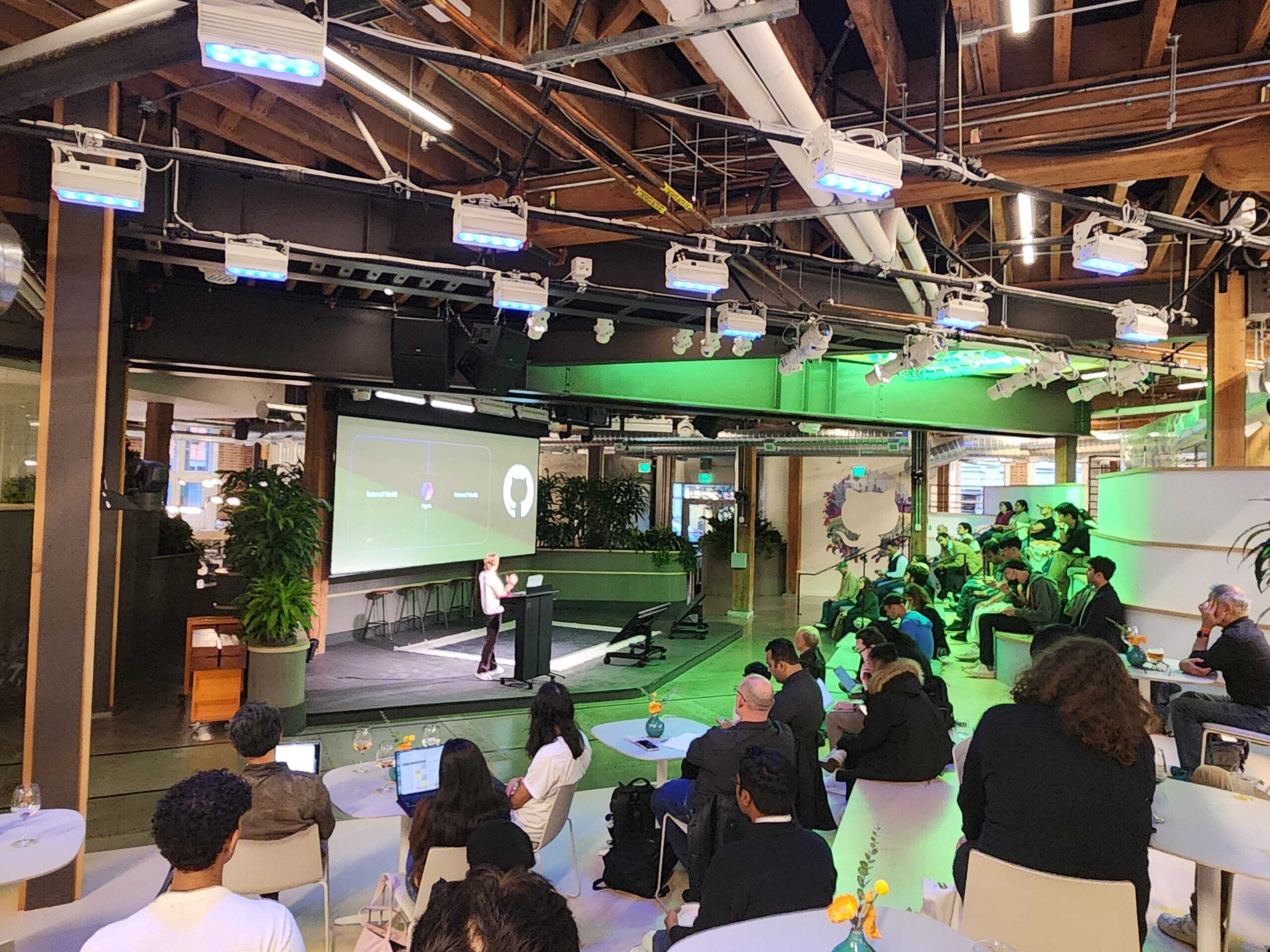 Amanda Foster presenting at AI Builders SF