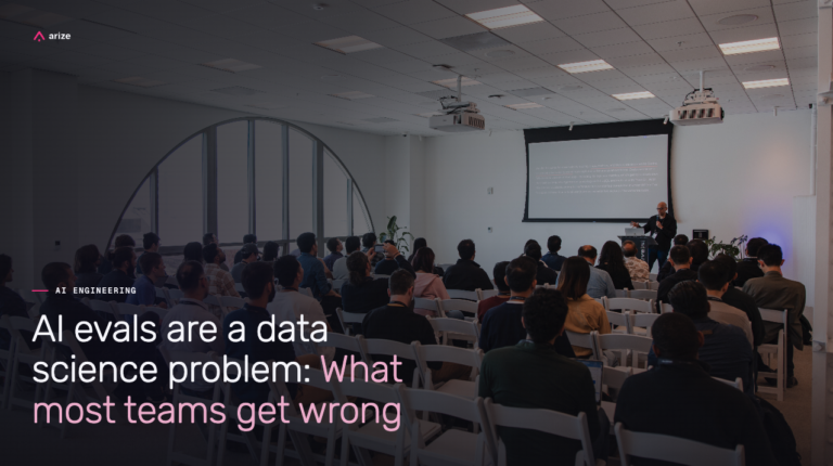 AI evals are a data science problem: What most teams get wrong