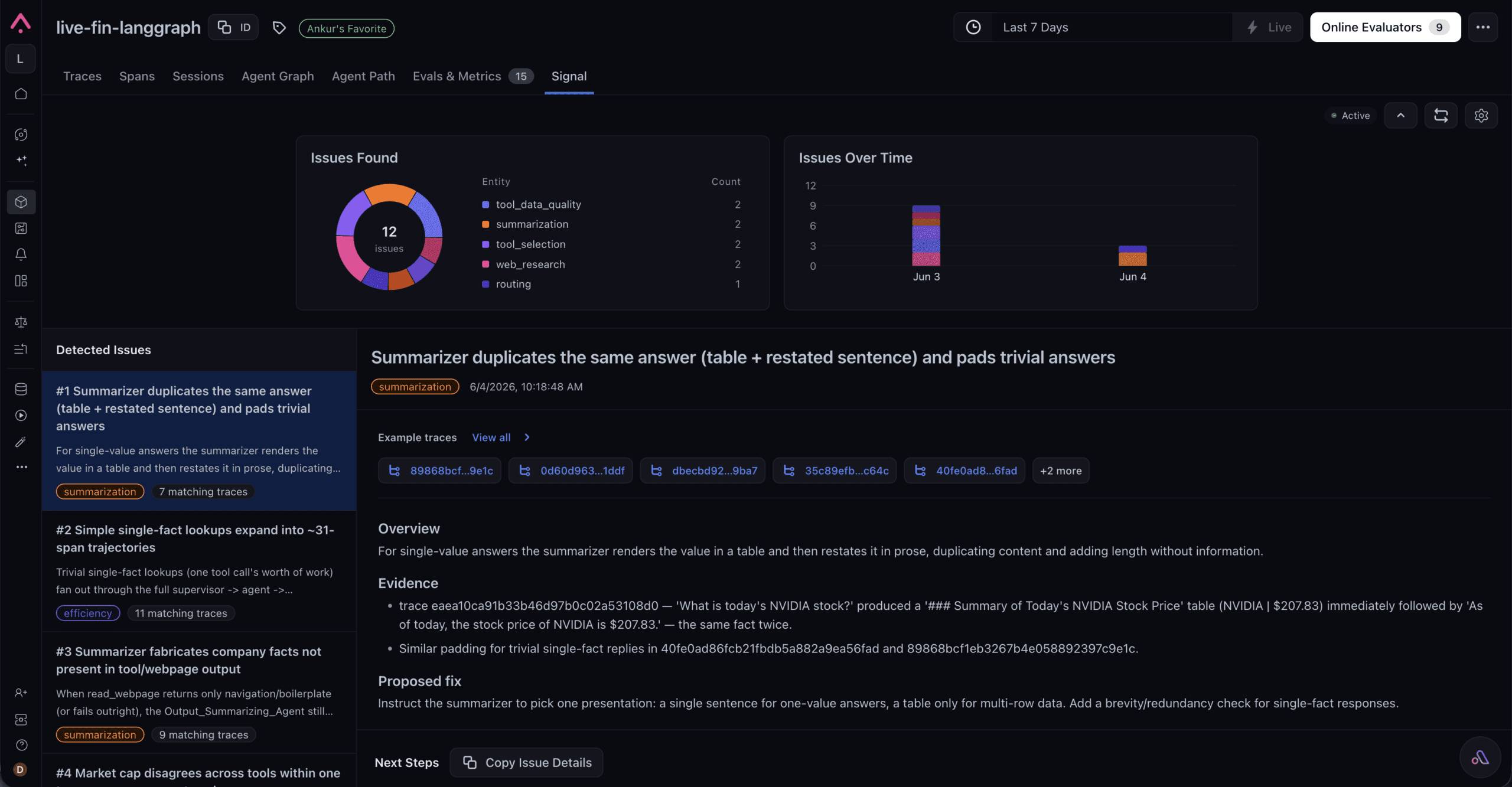 Arize AI Signal agent