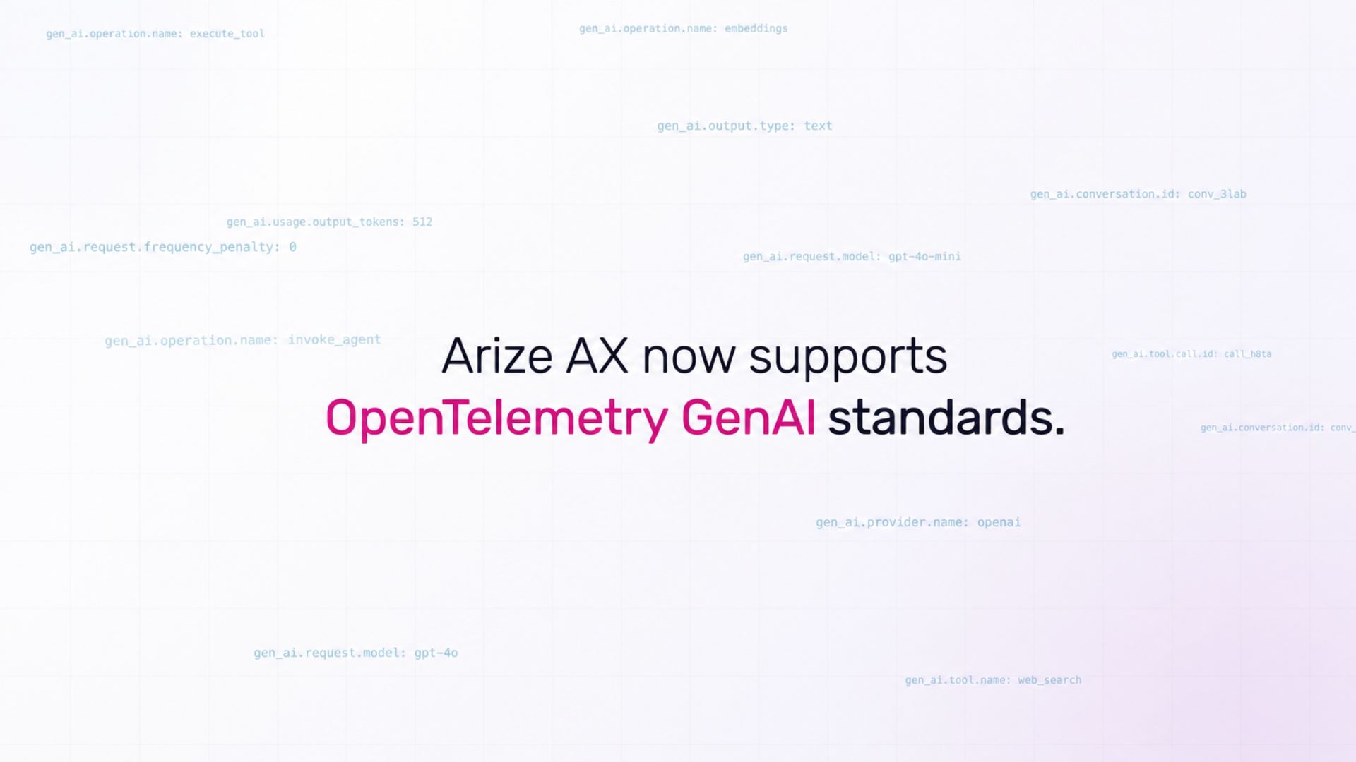Arize AX adds native support for OpenTelemetry GenAI semantic conventions