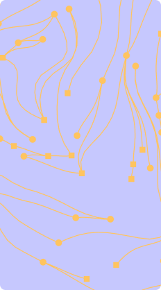 Gold contour lines on lavender